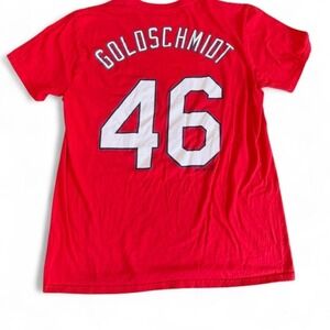 Majestic Athletic red St. Louis Cardinals Goldschmidt T-shirt Size L